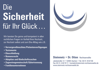 Ehevertrag, Eherecht, Namensrecht und Gütertrennung