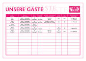 Gästeliste - ausgefülltes Beispiel ©Bad Aachen
